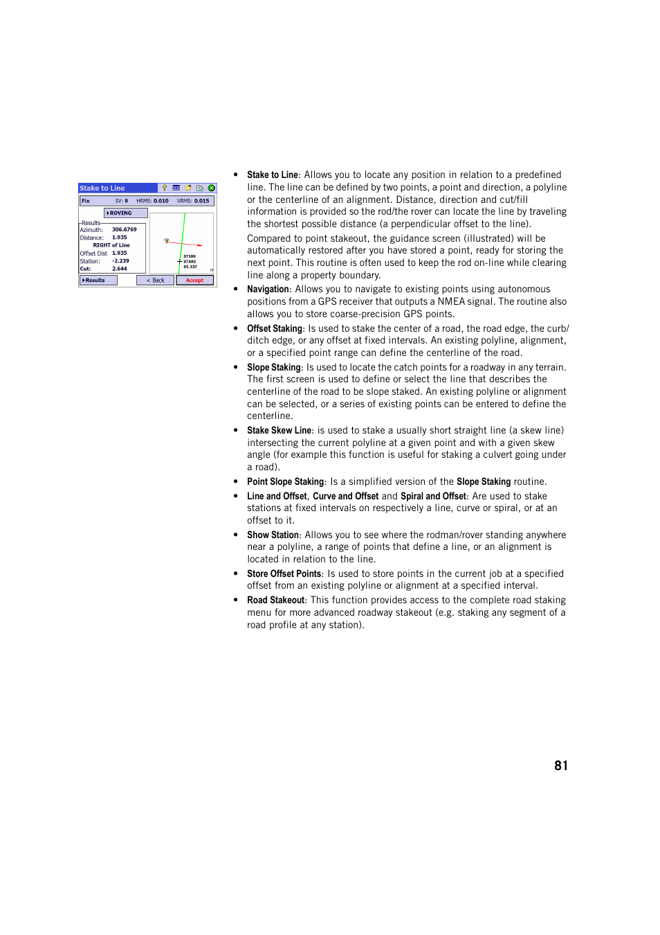 Spectra Precision Survey Pro v5.3 User Manual | Page 89 / 106