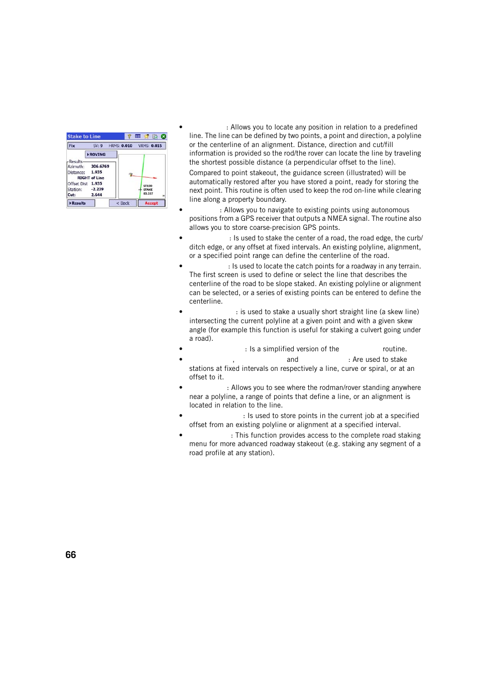 Spectra Precision Survey Pro v5.2 User Manual | Page 74 / 88