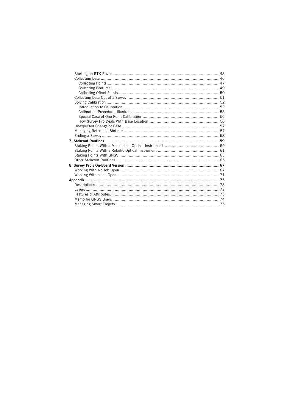 Spectra Precision Survey Pro v5.2 User Manual | Page 8 / 88