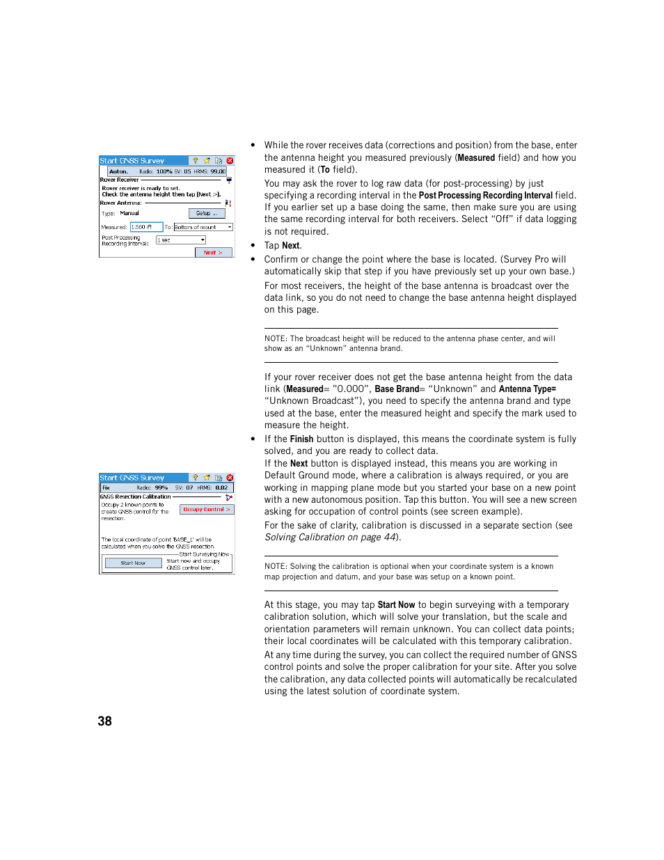 Spectra Precision Survey Pro v5.1 User Manual | Page 44 / 76