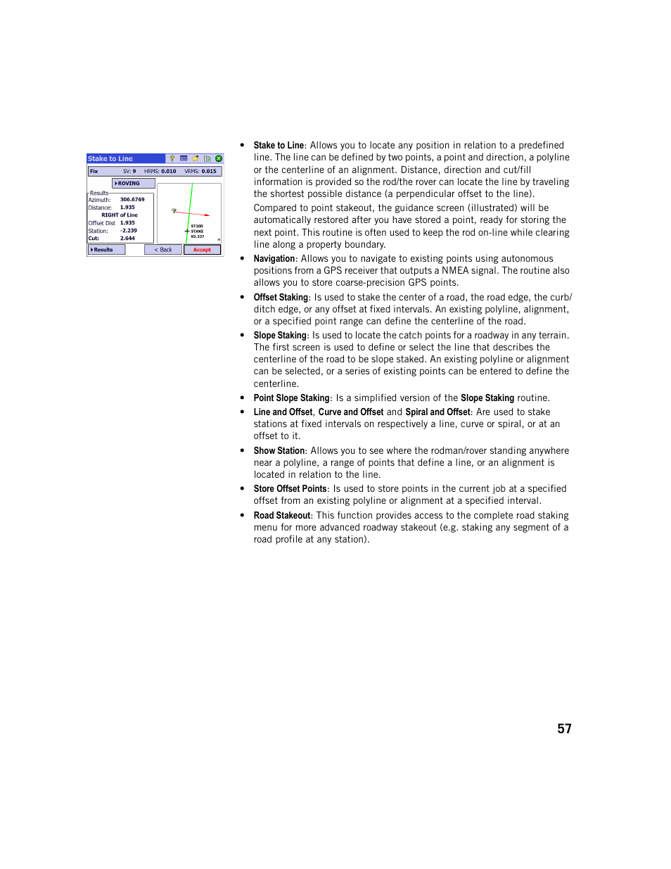 Spectra Precision Survey Pro v5.1 User Manual | Page 63 / 76