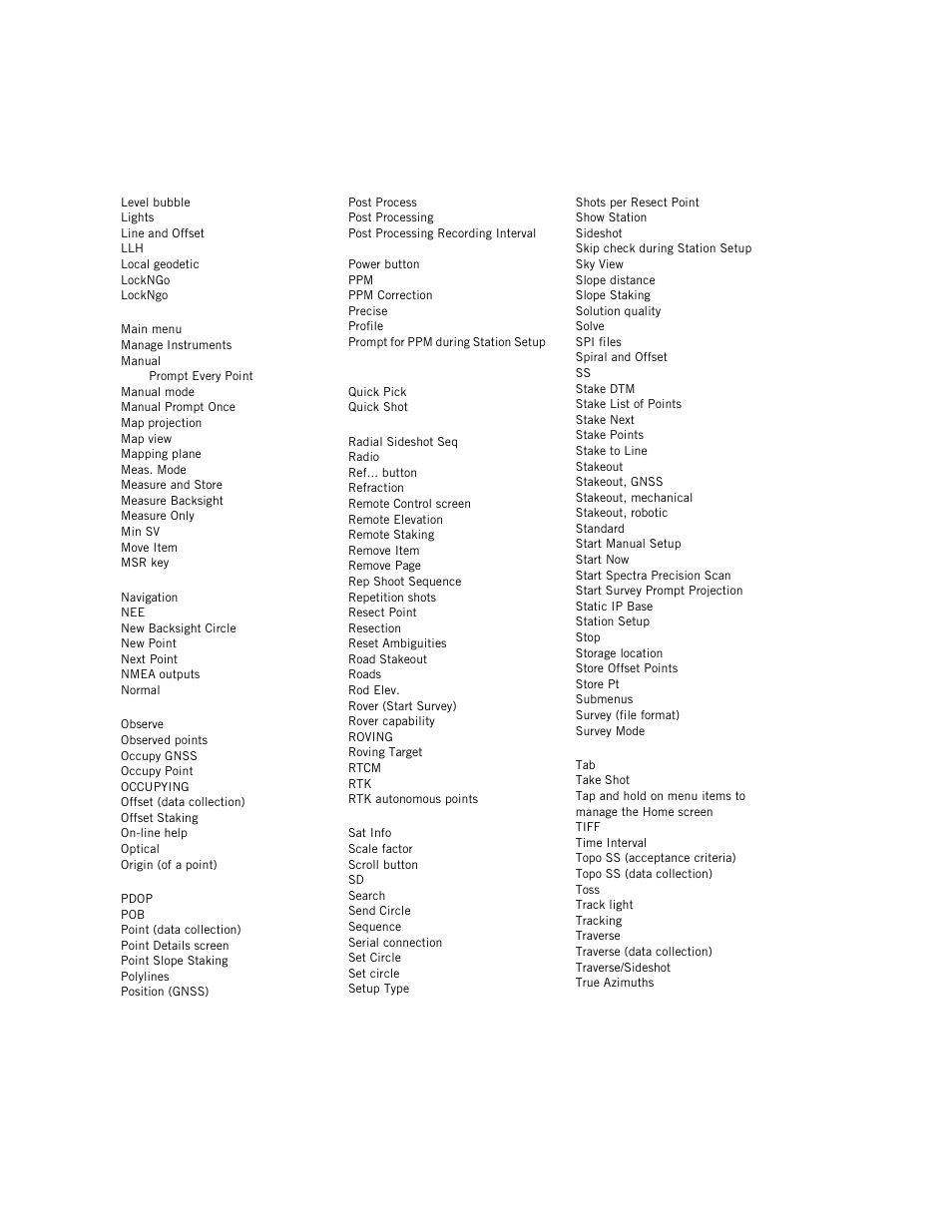 Spectra Precision Survey Pro v5.1 User Manual | Page 73 / 76