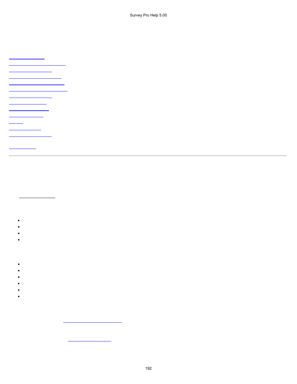 Curve menu | Spectra Precision Survey Pro v5.0 User Manual | Page 192 / 237