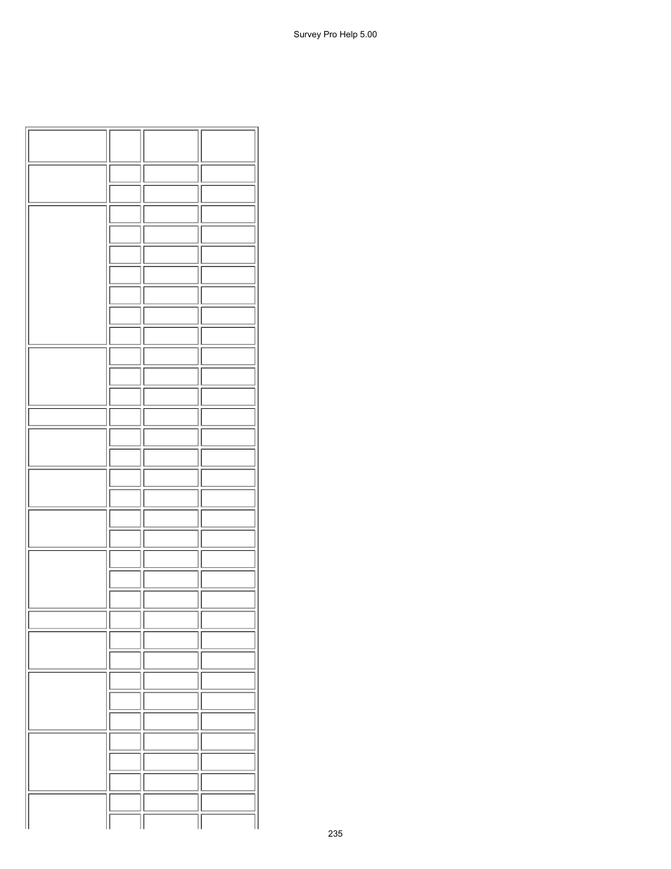 Spectra Precision Survey Pro v5.0 User Manual | Page 235 / 237