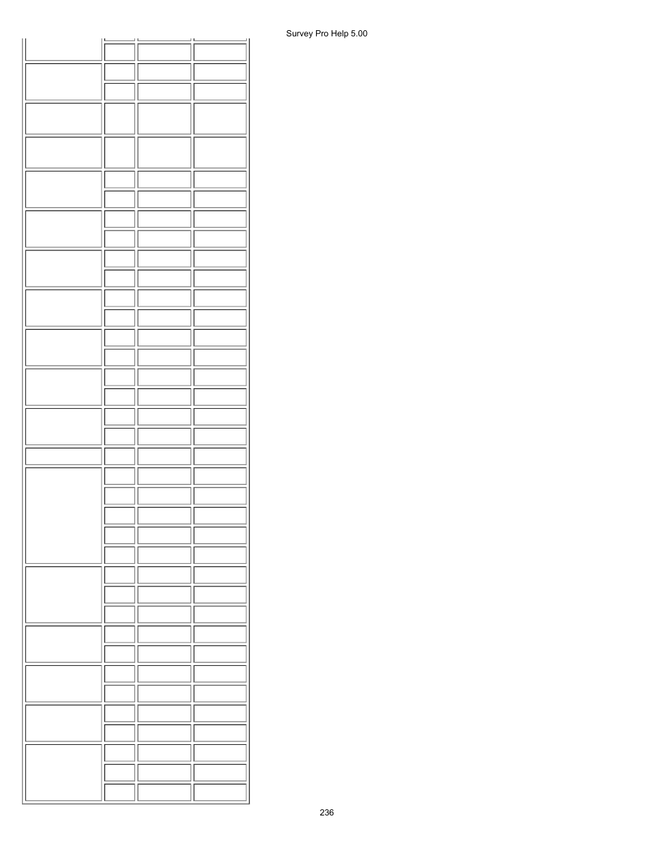 Spectra Precision Survey Pro v5.0 User Manual | Page 236 / 237