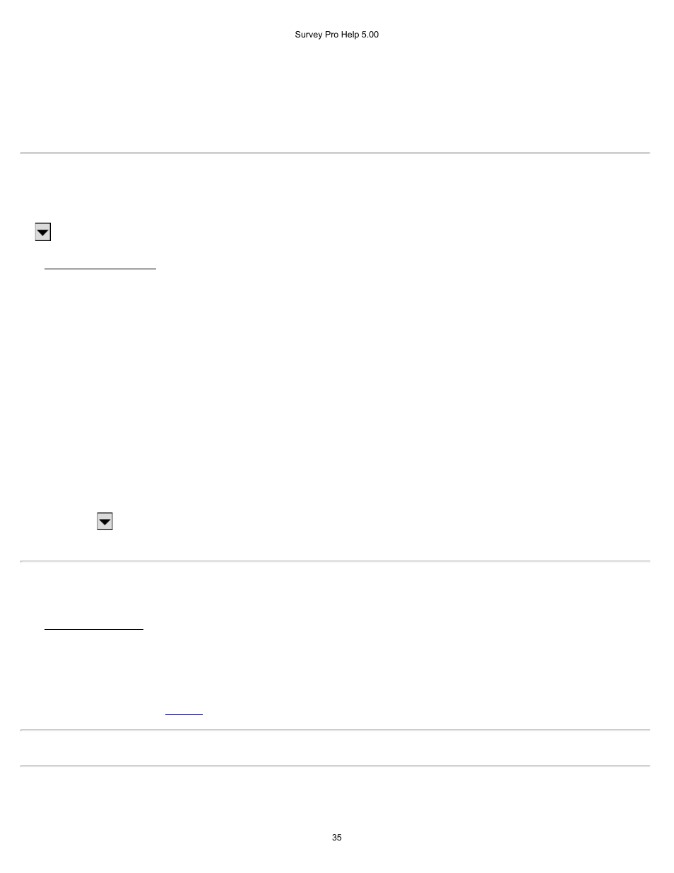 Descriptions settings surveying settings | Spectra Precision Survey Pro v5.0 User Manual | Page 35 / 237
