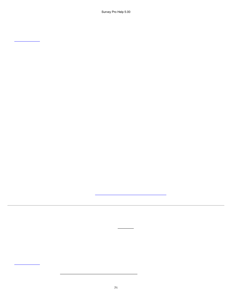 Station setup - use last, Use last setup, Station setup use last | Spectra Precision Survey Pro v5.0 User Manual | Page 71 / 237