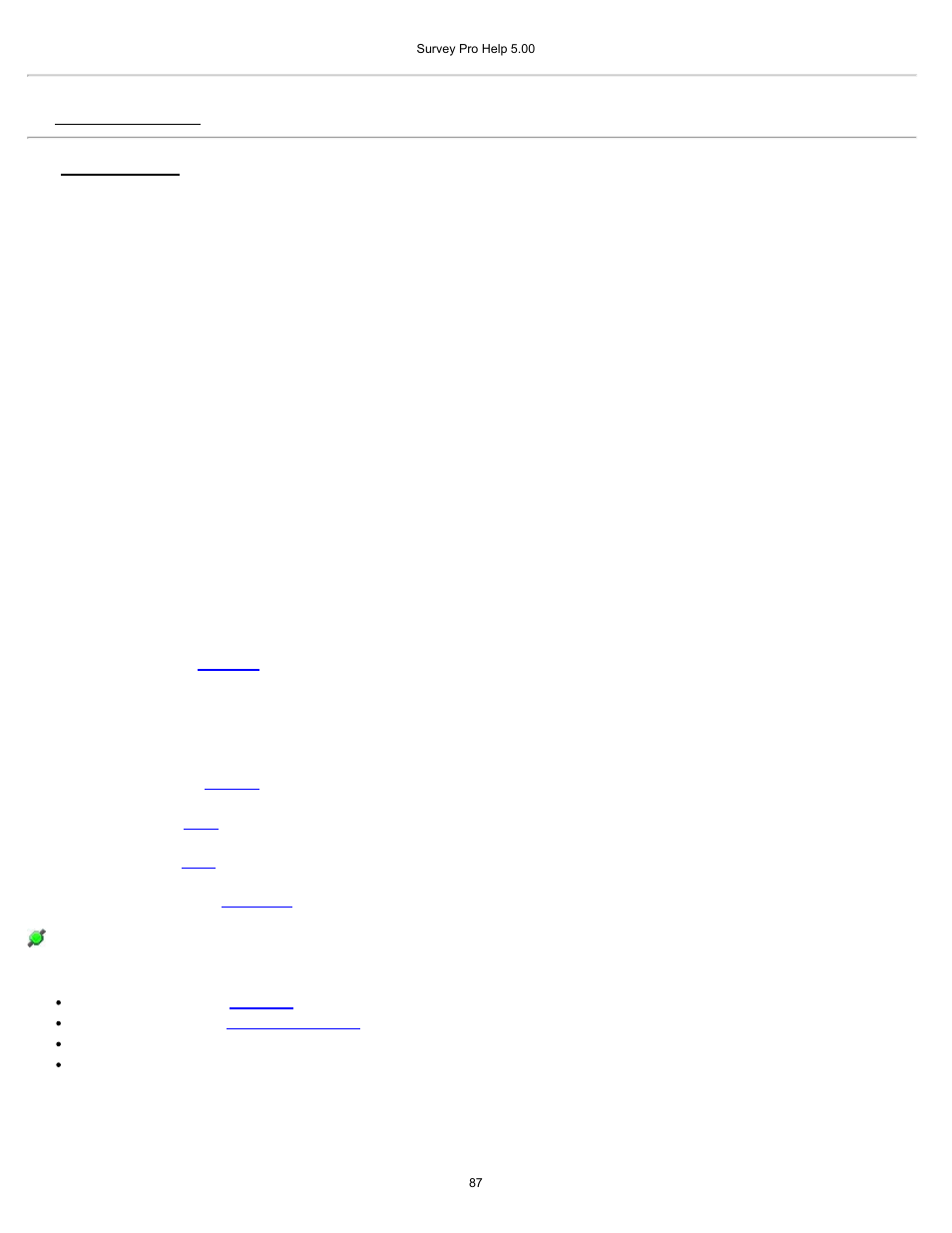 Spectra Precision Survey Pro v5.0 User Manual | Page 87 / 237