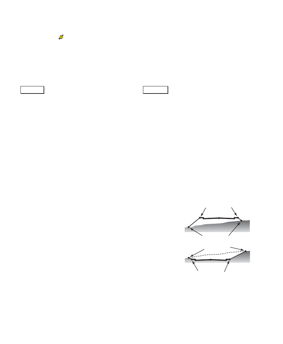 Using geolock, Slope staking | Spectra Precision Survey Pro v4.6 Recon and Nomad User Manual User Manual | Page 178 / 367