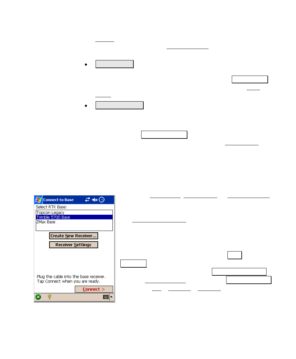 Start gps survey – connect to receiver | Spectra Precision Survey Pro v4.6 Recon and Nomad User Manual User Manual | Page 283 / 367