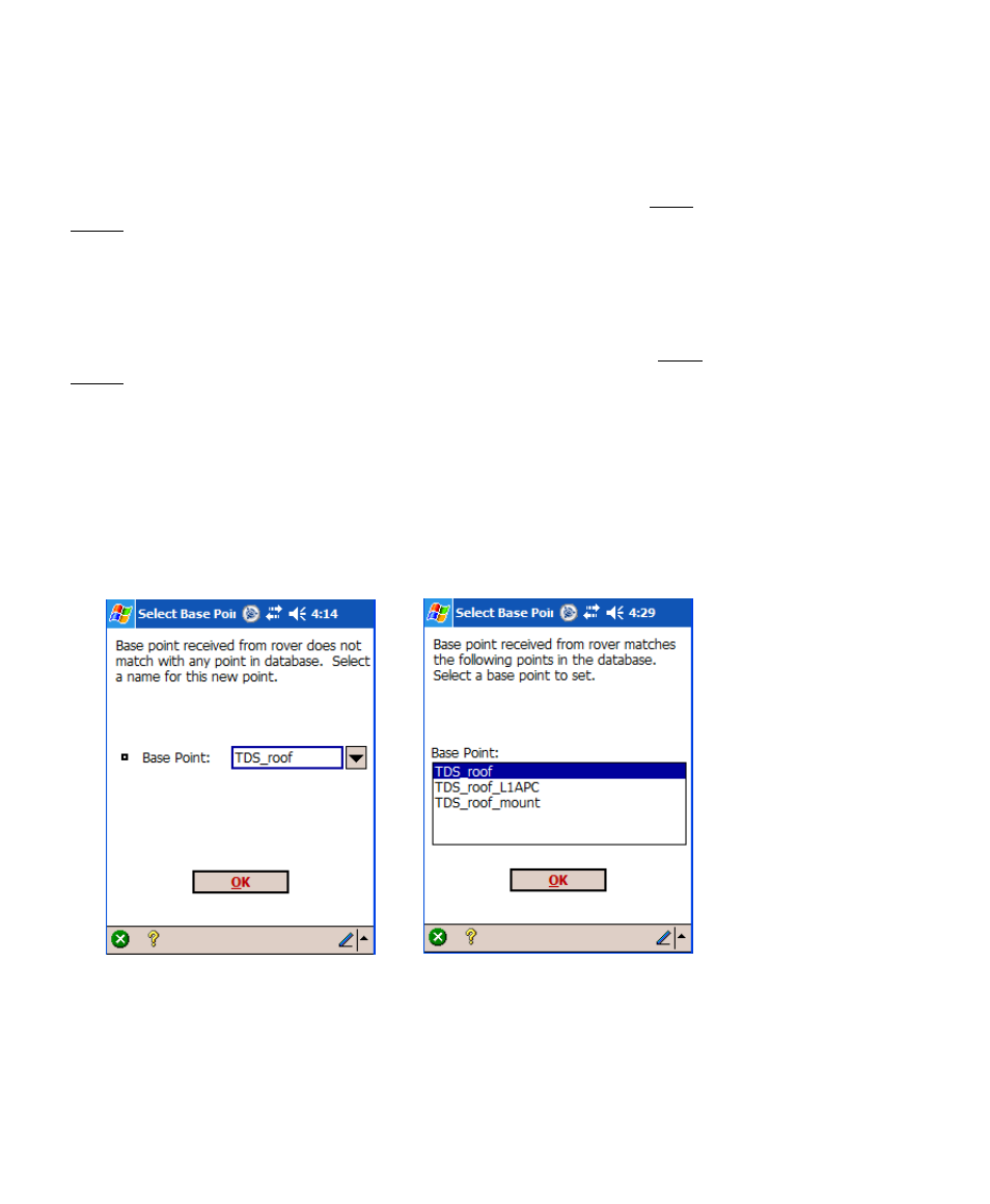 Rover setup – set base reference position | Spectra Precision Survey Pro v4.6 Recon and Nomad User Manual User Manual | Page 288 / 367