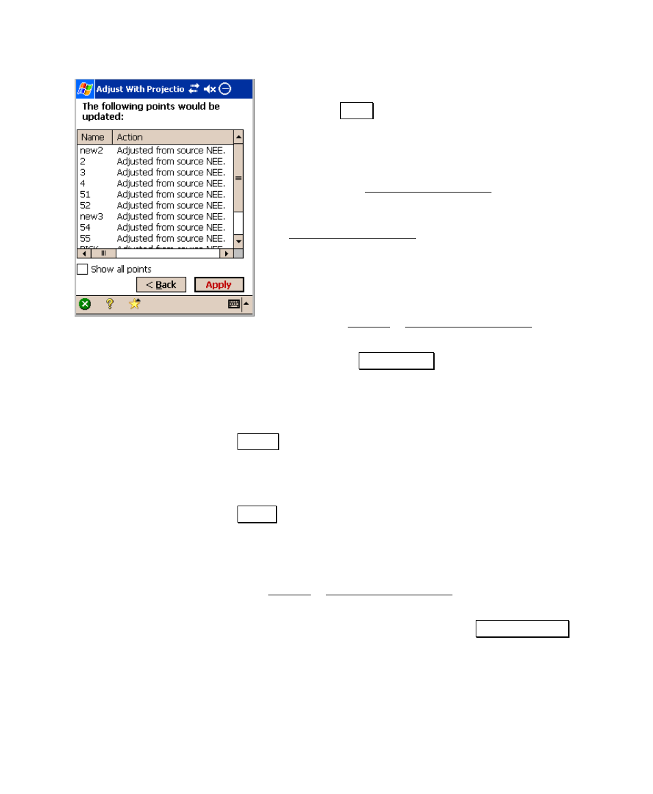 Projection calculator, Scale factor calculator, Convergence calculator | Spectra Precision Survey Pro v4.6 Recon and Nomad User Manual User Manual | Page 325 / 367