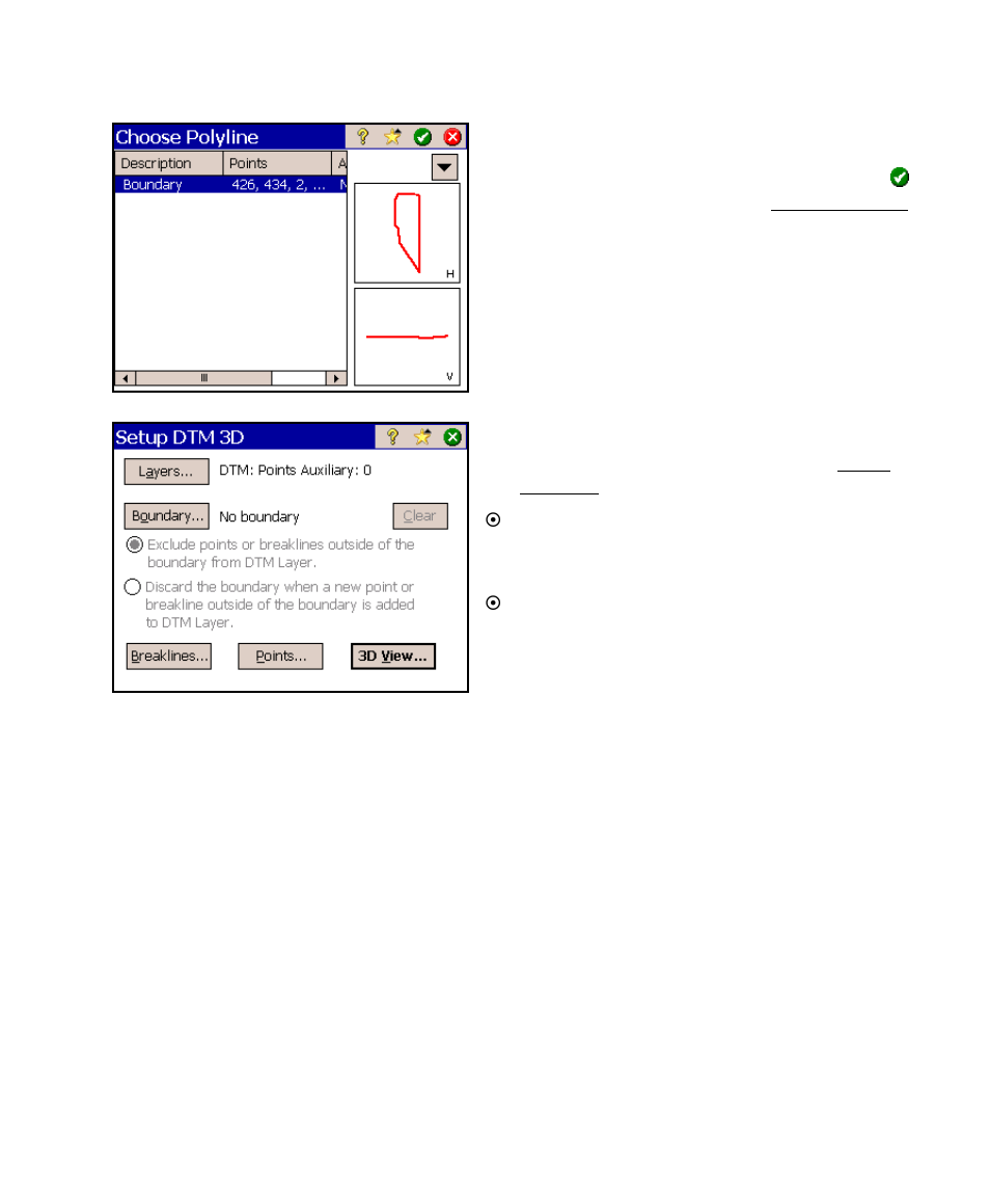 Select any break lines (optional) | Spectra Precision Survey Pro v4.6 Ranger User Manual User Manual | Page 111 / 337