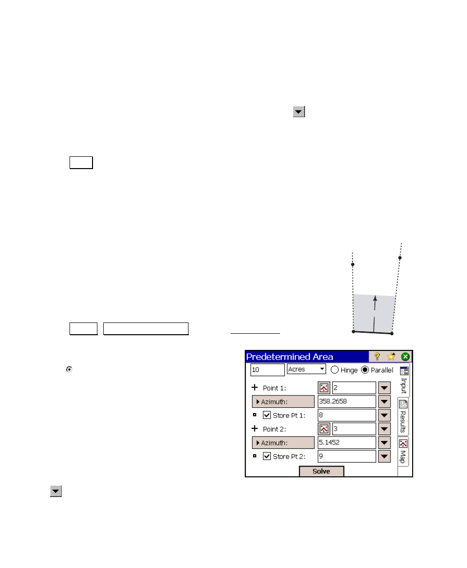 Parallel method | Spectra Precision Survey Pro v4.6 Ranger User Manual User Manual | Page 170 / 337