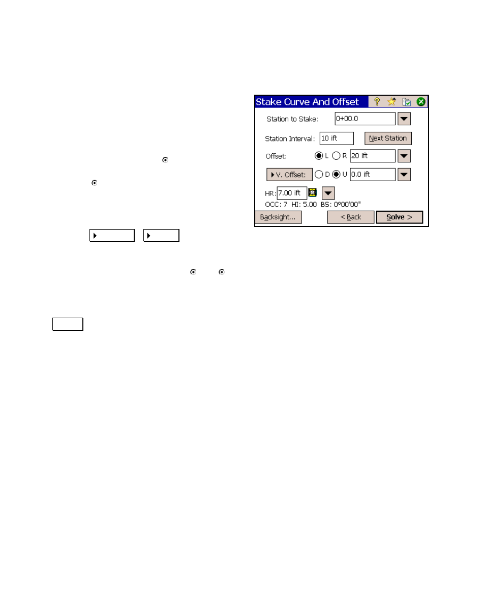 Setup your staking options | Spectra Precision Survey Pro v4.6 Ranger User Manual User Manual | Page 178 / 337