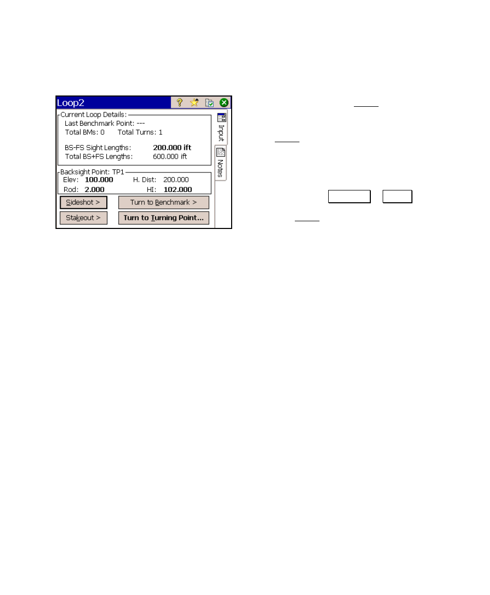 Level screen | Spectra Precision Survey Pro v4.6 Ranger User Manual User Manual | Page 199 / 337