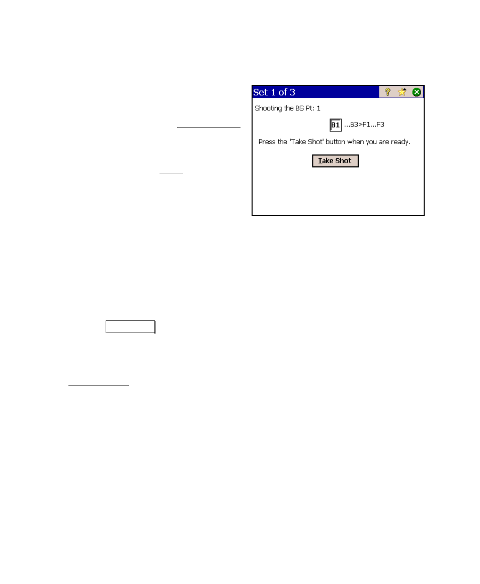Turn to turning point (leveling shots) | Spectra Precision Survey Pro v4.6 Ranger User Manual User Manual | Page 200 / 337