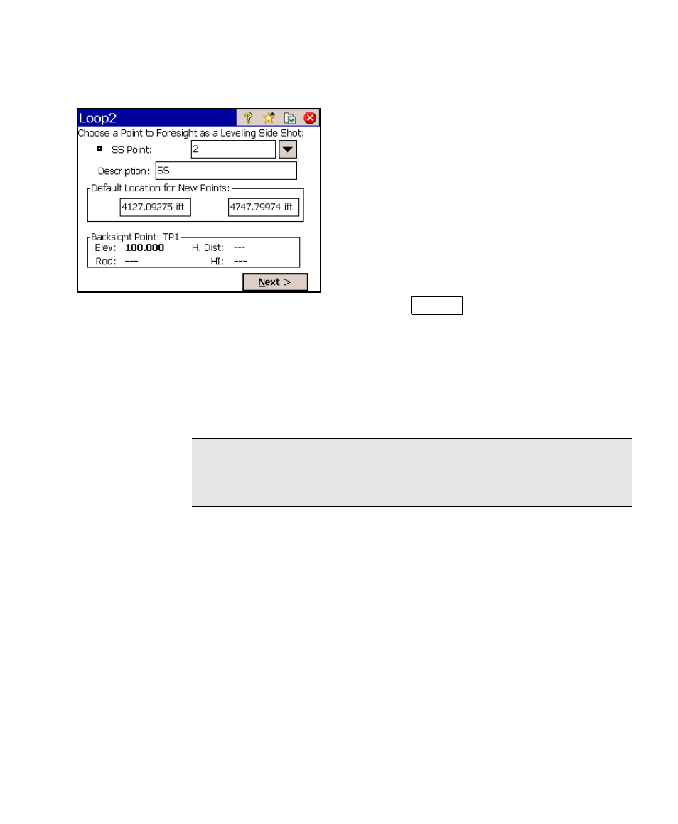 Side shots | Spectra Precision Survey Pro v4.6 Ranger User Manual User Manual | Page 205 / 337