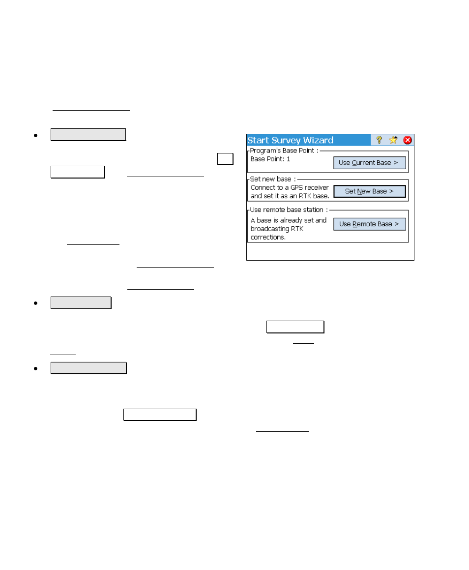 Start gps survey – choose base setup | Spectra Precision Survey Pro v4.6 Ranger User Manual User Manual | Page 260 / 337