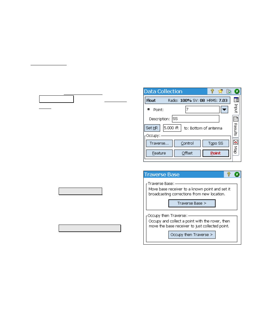 Traverse base | Spectra Precision Survey Pro v4.6 Ranger User Manual User Manual | Page 334 / 337