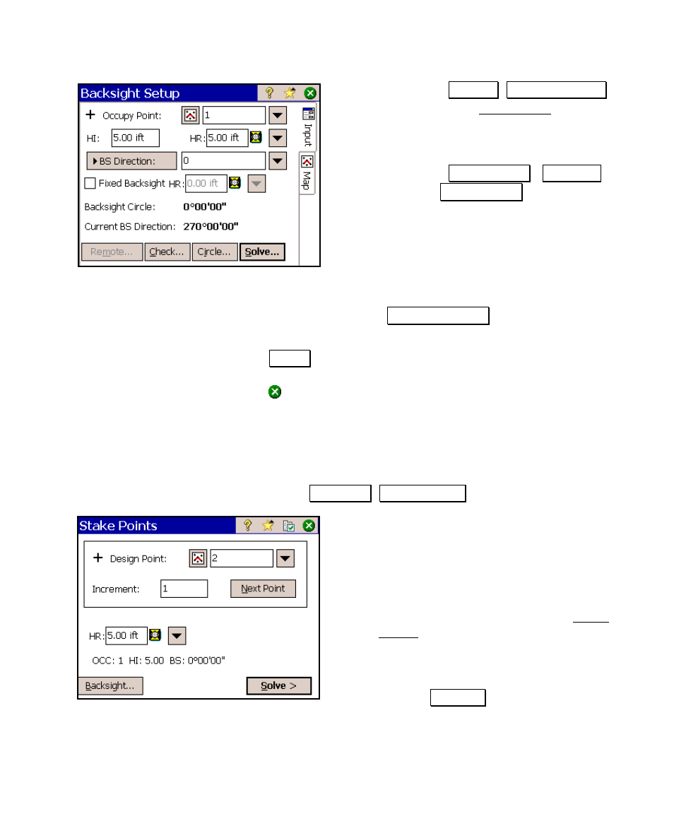 Staking points | Spectra Precision Survey Pro v4.6 Ranger User Manual User Manual | Page 77 / 337
