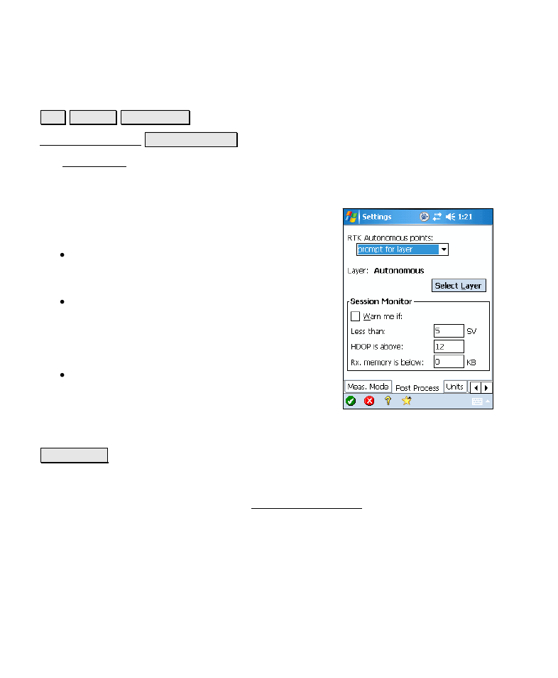 Post process settings | Spectra Precision Survey Pro v4.6 Recon-Nomad Reference Manual User Manual | Page 122 / 481