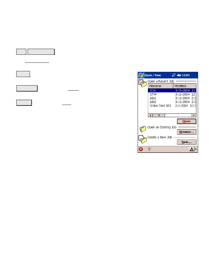 Open / new | Spectra Precision Survey Pro v4.6 Recon-Nomad Reference Manual User Manual | Page 16 / 481