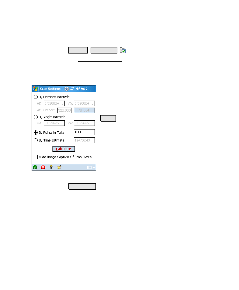 Video scan settings | Spectra Precision Survey Pro v4.6 Recon-Nomad Reference Manual User Manual | Page 163 / 481