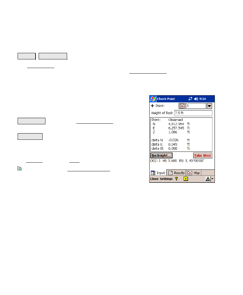 Check point | Spectra Precision Survey Pro v4.6 Recon-Nomad Reference Manual User Manual | Page 170 / 481