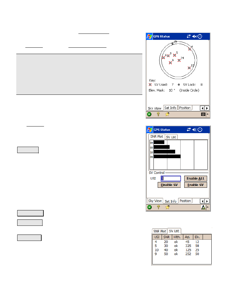 Sat info | Spectra Precision Survey Pro v4.6 Recon-Nomad Reference Manual User Manual | Page 190 / 481