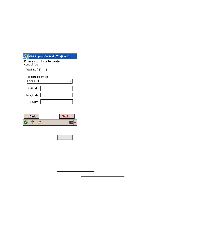 Enter control coordinate – key in, Review results and finish | Spectra Precision Survey Pro v4.6 Recon-Nomad Reference Manual User Manual | Page 245 / 481
