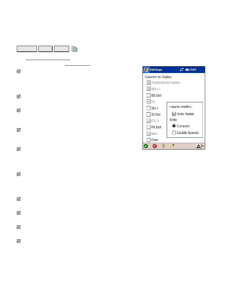 Level notes settings | Spectra Precision Survey Pro v4.6 Recon-Nomad Reference Manual User Manual | Page 276 / 481
