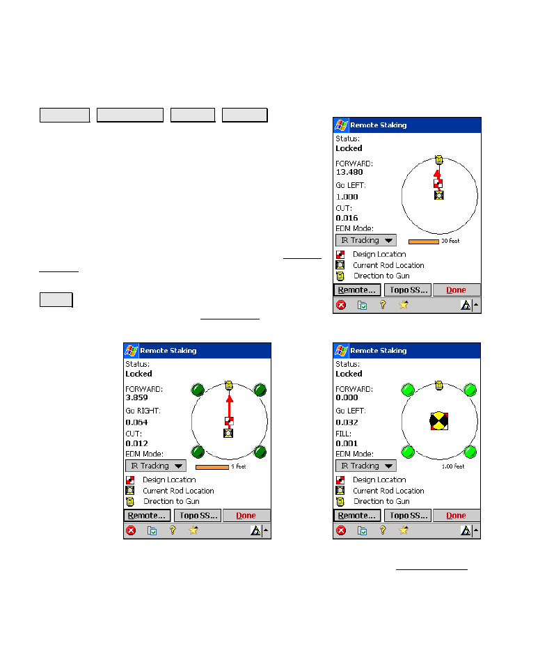 Remote staking | Spectra Precision Survey Pro v4.6 Recon-Nomad Reference Manual User Manual | Page 292 / 481