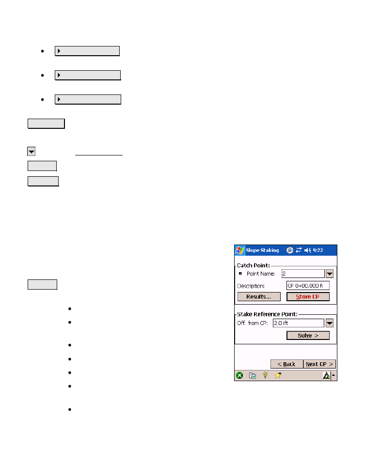 Slope staking – screen five | Spectra Precision Survey Pro v4.6 Recon-Nomad Reference Manual User Manual | Page 310 / 481
