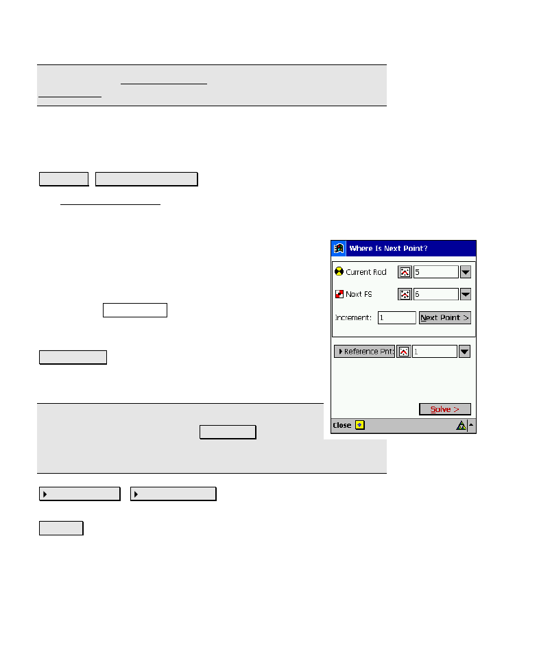 Where is next point | Spectra Precision Survey Pro v4.6 Recon-Nomad Reference Manual User Manual | Page 344 / 481