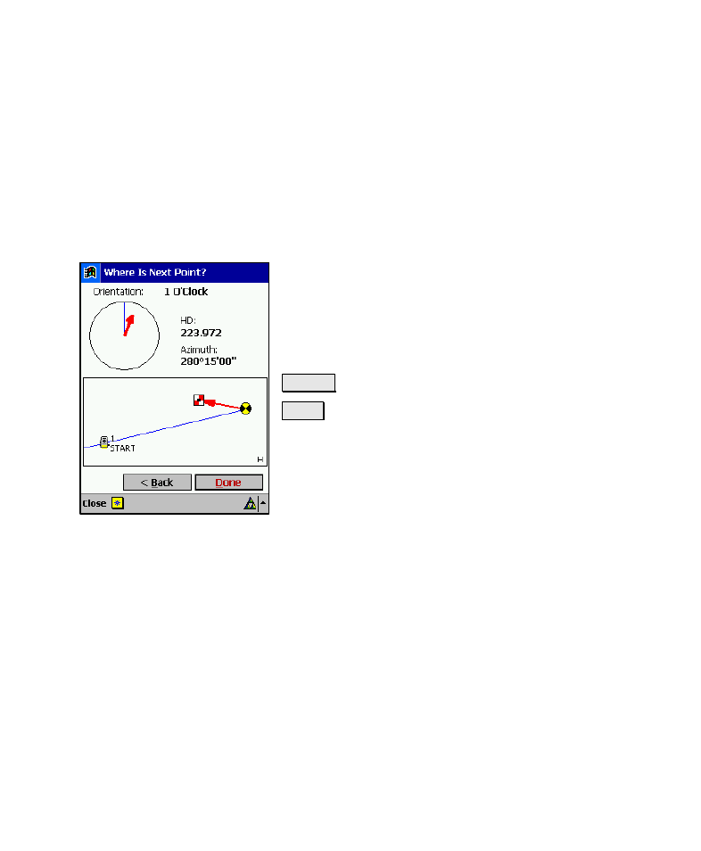 Where is next point – screen two | Spectra Precision Survey Pro v4.6 Recon-Nomad Reference Manual User Manual | Page 345 / 481