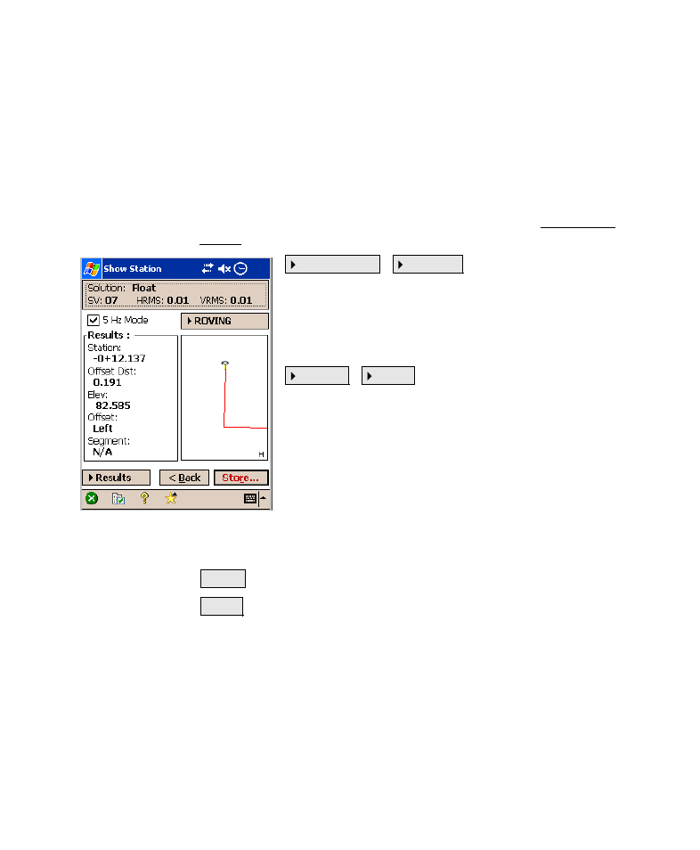 Show station – screen two | Spectra Precision Survey Pro v4.6 Recon-Nomad Reference Manual User Manual | Page 357 / 481