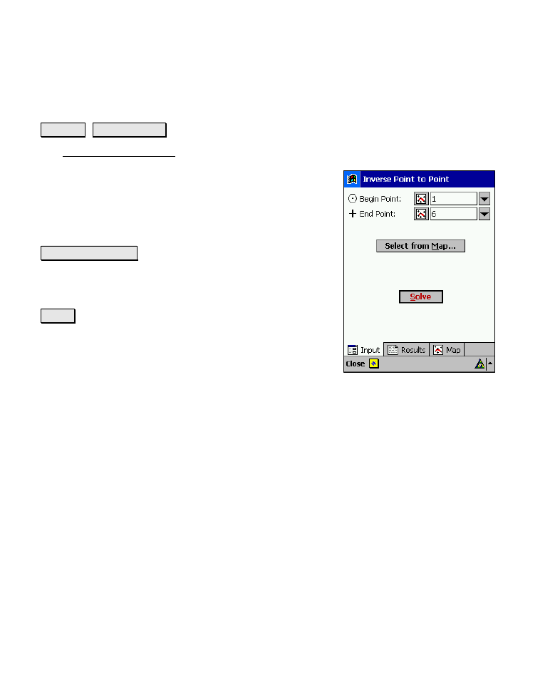 Inverse point to point, Results | Spectra Precision Survey Pro v4.6 Recon-Nomad Reference Manual User Manual | Page 362 / 481