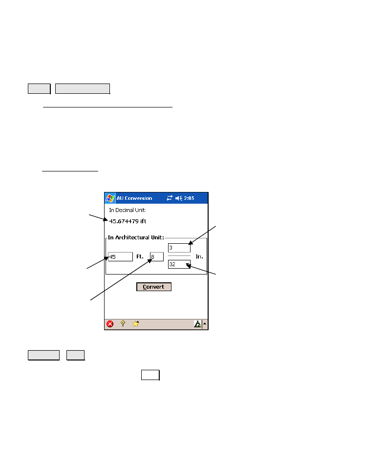 Au conversion | Spectra Precision Survey Pro v4.6 Recon-Nomad Reference Manual User Manual | Page 386 / 481