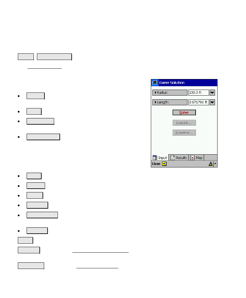 Curve solution | Spectra Precision Survey Pro v4.6 Recon-Nomad Reference Manual User Manual | Page 390 / 481