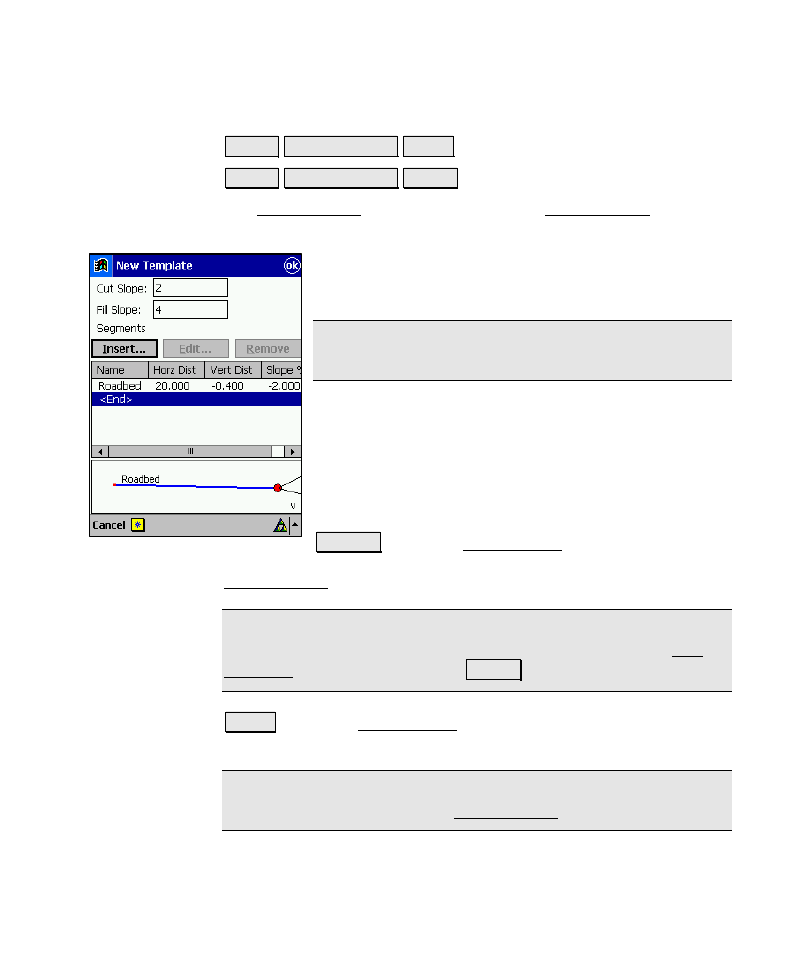 Edit template | Spectra Precision Survey Pro v4.6 Recon-Nomad Reference Manual User Manual | Page 415 / 481
