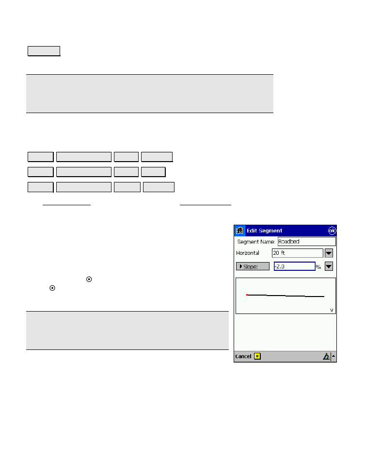 Edit segment | Spectra Precision Survey Pro v4.6 Recon-Nomad Reference Manual User Manual | Page 416 / 481