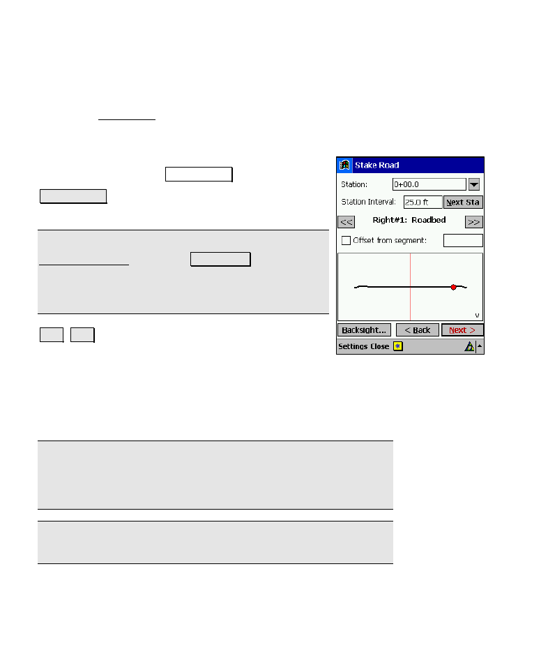 Stake road – screen two | Spectra Precision Survey Pro v4.6 Recon-Nomad Reference Manual User Manual | Page 430 / 481