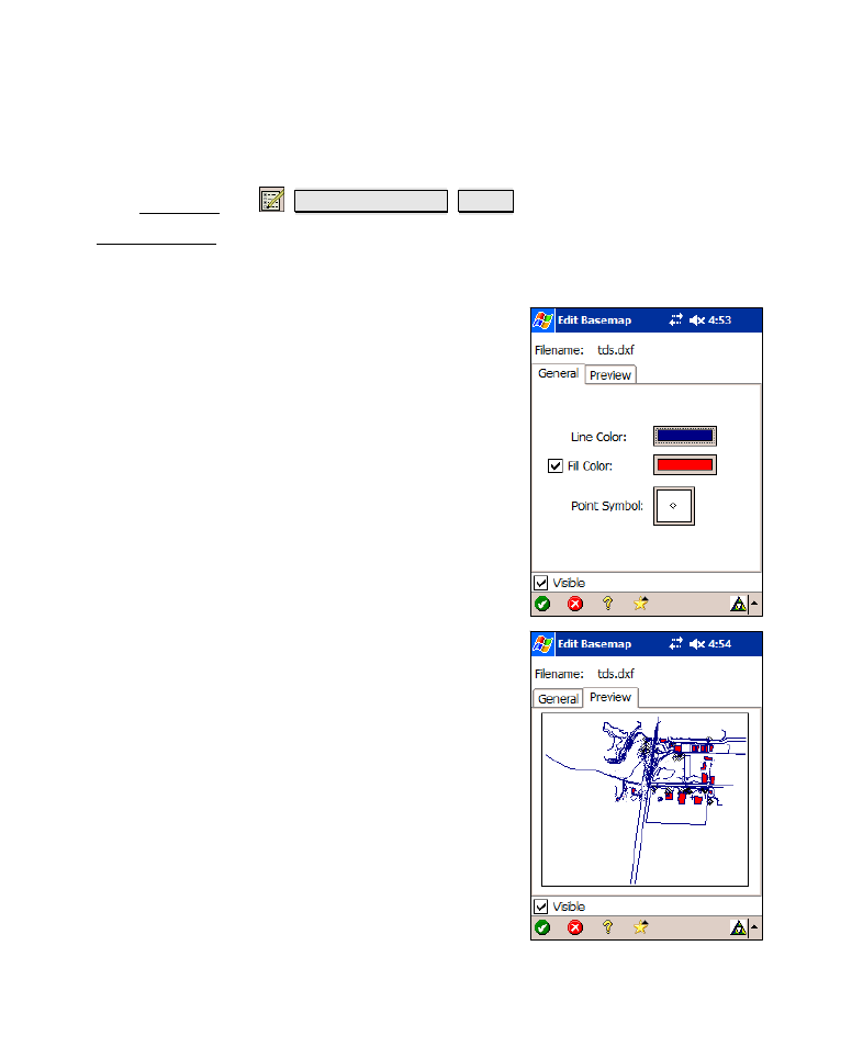 Edit basemaps | Spectra Precision Survey Pro v4.6 Recon-Nomad Reference Manual User Manual | Page 464 / 481