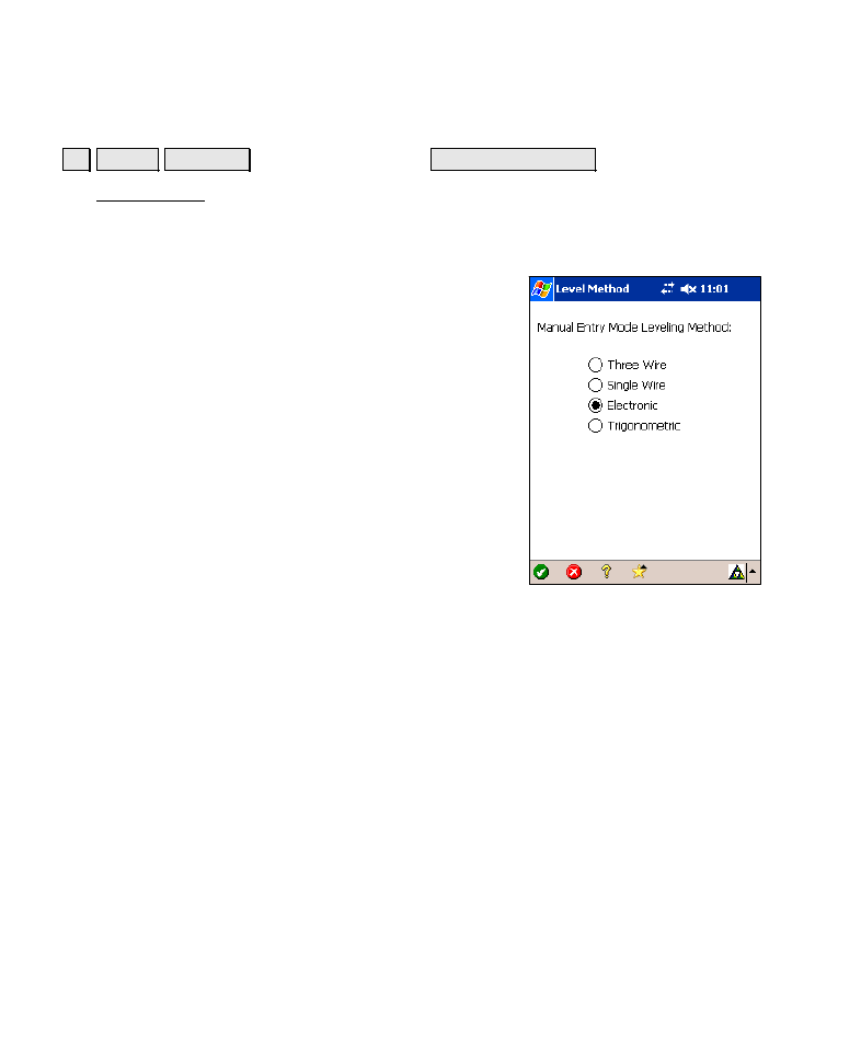 Level method | Spectra Precision Survey Pro v4.6 Recon-Nomad Reference Manual User Manual | Page 48 / 481