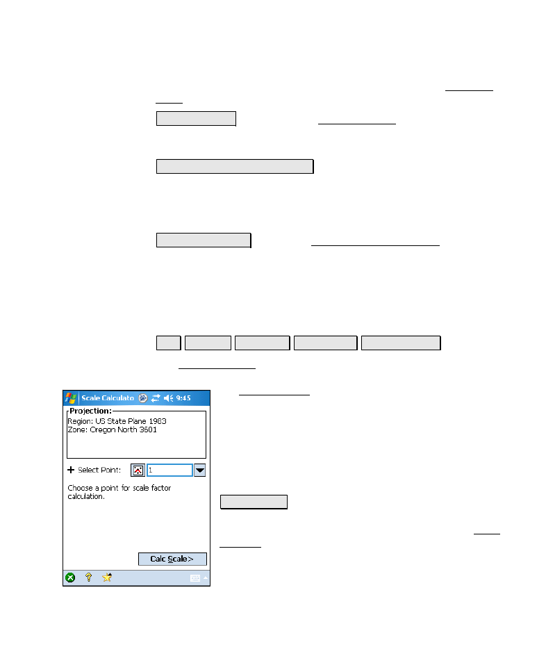 Calculate scale | Spectra Precision Survey Pro v4.6 Recon-Nomad Reference Manual User Manual | Page 55 / 481