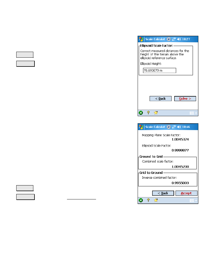 Screen two, Screen three | Spectra Precision Survey Pro v4.6 Recon-Nomad Reference Manual User Manual | Page 56 / 481