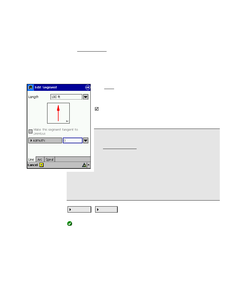 Edit segment, Edit segment – line card | Spectra Precision Survey Pro v4.6 Recon-Nomad Reference Manual User Manual | Page 81 / 481