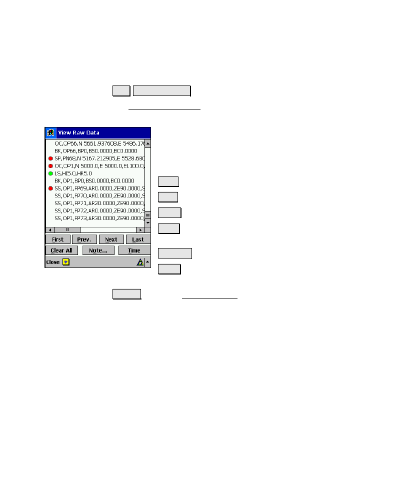 View raw data file | Spectra Precision Survey Pro v4.6 Recon-Nomad Reference Manual User Manual | Page 89 / 481