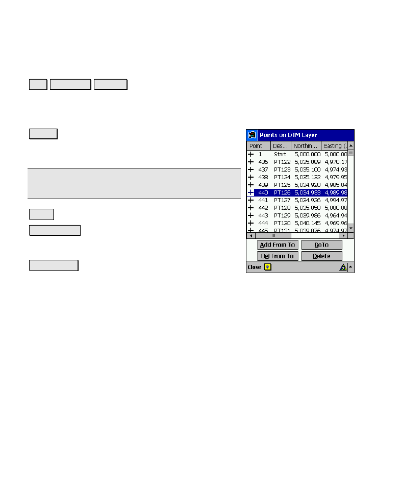 Points on dtm layer | Spectra Precision Survey Pro v4.6 Recon-Nomad Reference Manual User Manual | Page 96 / 481